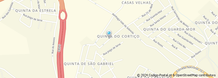 Mapa de Rua Quinta do Cortiço