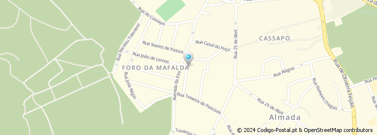 Mapa de Rua Rodrigues Lobo