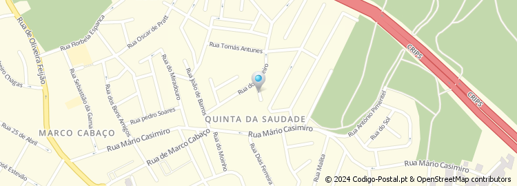 Mapa de Rua Semeão do Nascimento