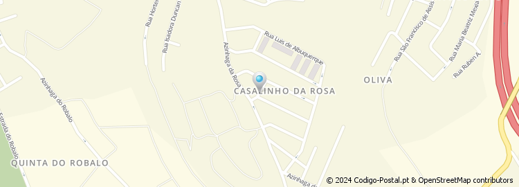 Mapa de Travessa Casalinho da Rosa