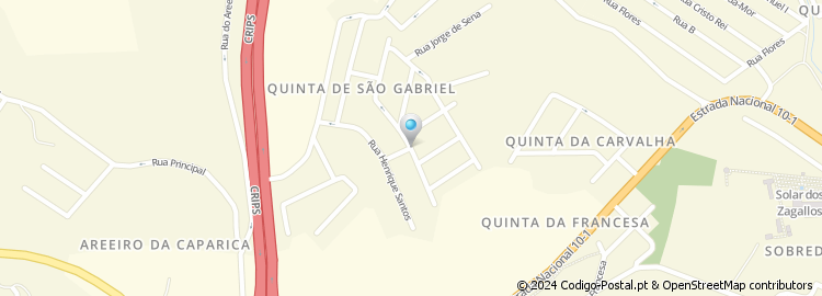 Mapa de Travessa Henrique Santos