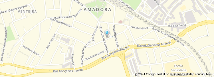 Mapa de Apartado 60154, Amadora