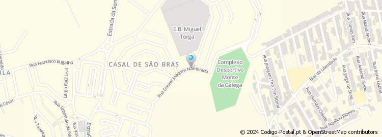 Mapa de Rua do Moinho da Galega