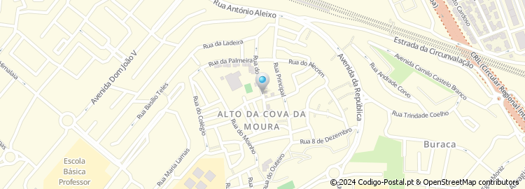 Mapa de Rua do Vale