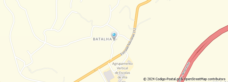 Mapa de Travessa da Batalha