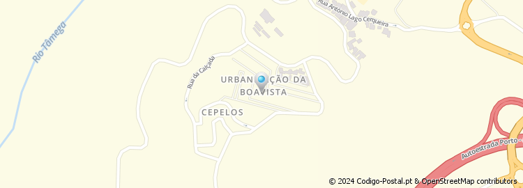 Mapa de Urbanização Boavista