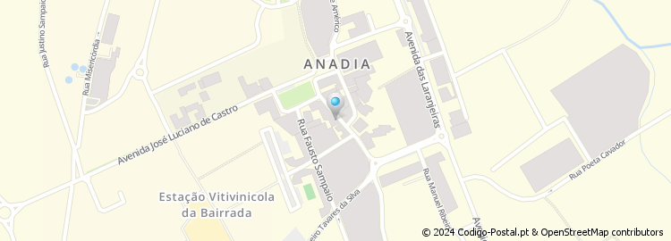 Mapa de Apartado 204, Anadia