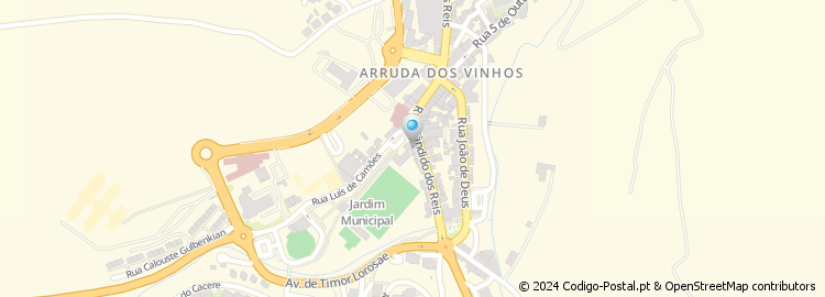 Mapa de Casal Santo António da Serra