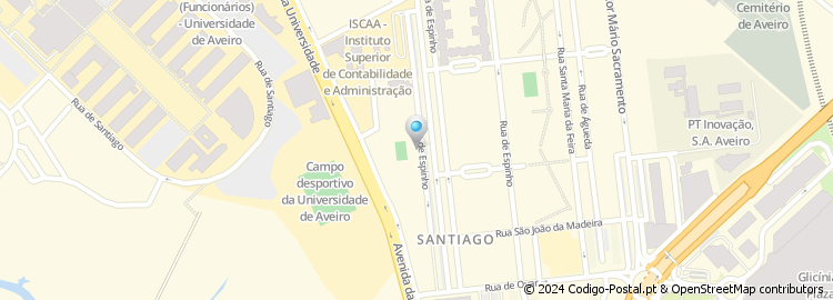 Mapa de Apartado 108, Aveiro