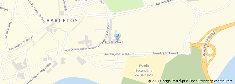 Mapa de Rua Silva Vieira