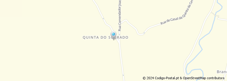 Mapa de Canto do Olival