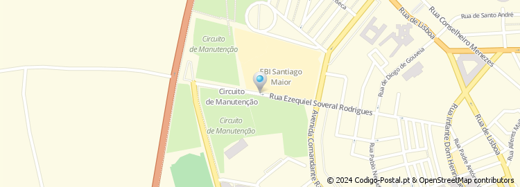 Mapa de Rua Ezequiel Soveral Rodrigues