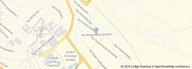 Mapa de Rua Sebastião de Jesus Palma