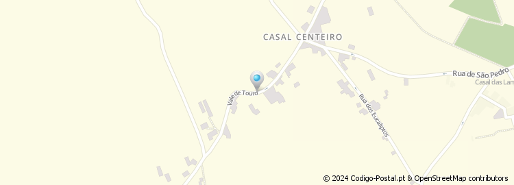 Mapa de Casal Vale Touro