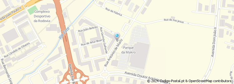 Mapa de Rua António de Mariz