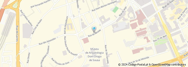 Mapa de Rua do Alcaide