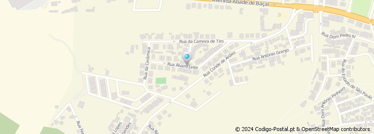 Mapa de Rua Álvaro Leite