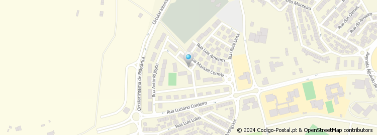 Mapa de Rua Francisco Miranda da Costa Lobo