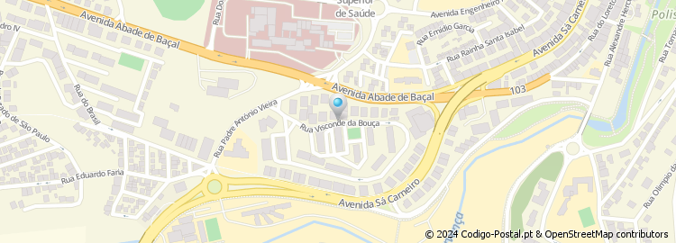 Mapa de Rua Visconde Bouça