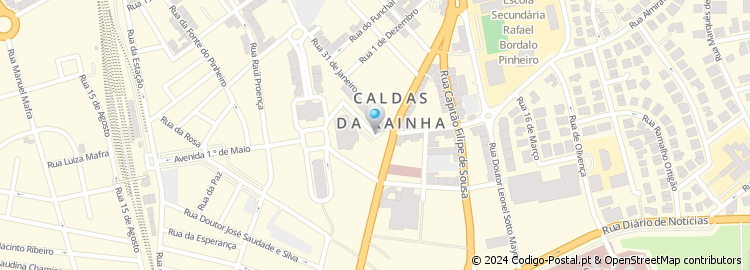 Mapa de Apartado 172, Caldas da Rainha