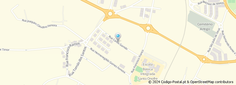 Mapa de Rua Carlos Garrido