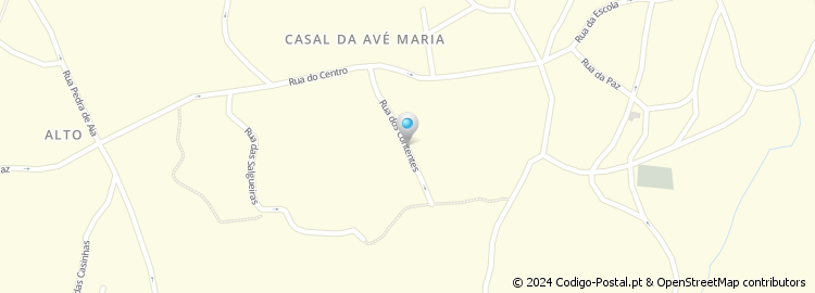 Mapa de Rua dos Contentes