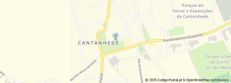 Mapa de Apartado 18, Cantanhede