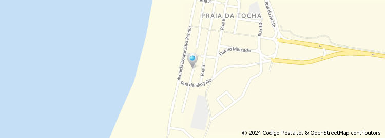 Mapa de Rua das Dunas