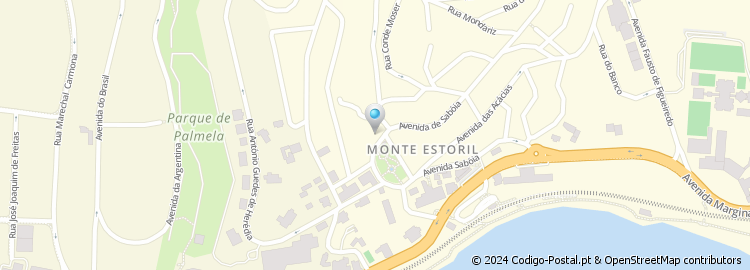 Mapa de Apartado 512, Estoril