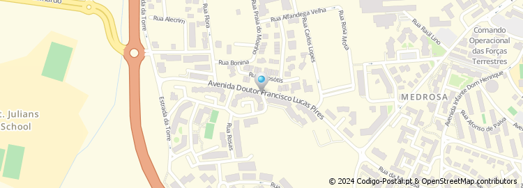 Mapa de Avenida Doutor Francisco Lucas Pires