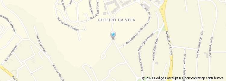 Mapa de Avenida Engenheiro António de Azevedo Coutinho