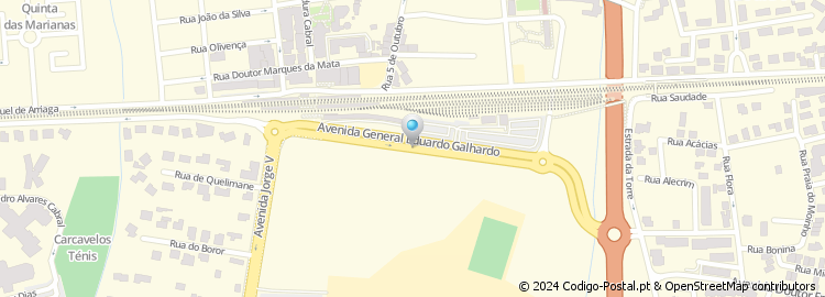 Mapa de Avenida Tenente Coronel Melo Antunes