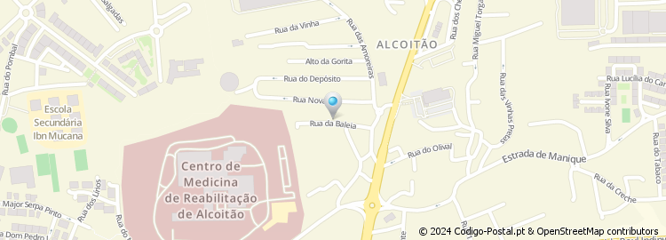 Mapa de Rua da Baleia