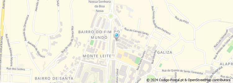 Mapa de Rua da Escola Preparatória