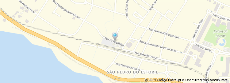 Mapa de Rua da República