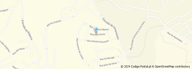 Mapa de Rua João Grave