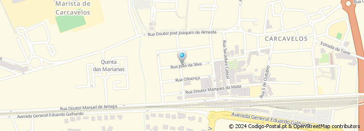 Mapa de Rua José de Melo Pereira de Vasconcelos