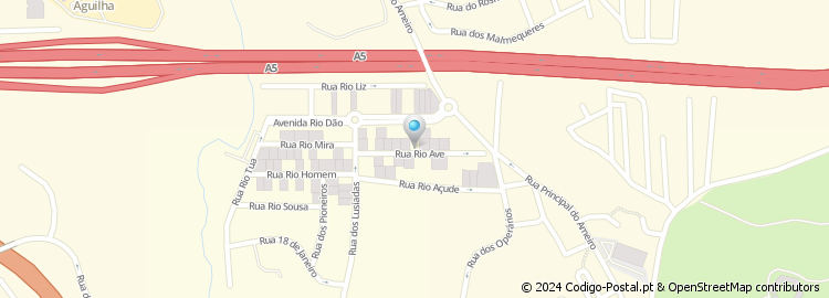 Mapa de Rua Rio Ave