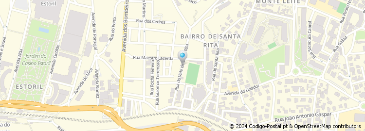 Mapa de Rua Vale de Santa Rita