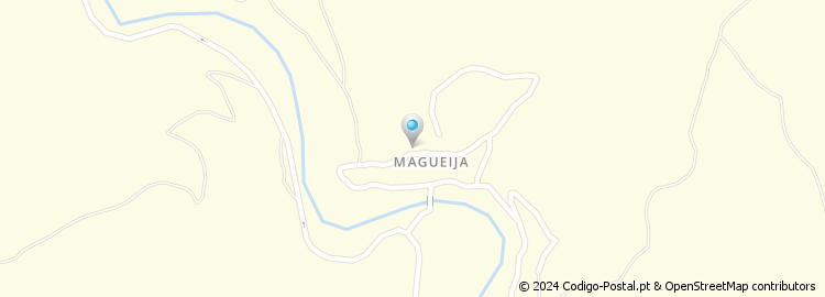 Mapa de Magueija