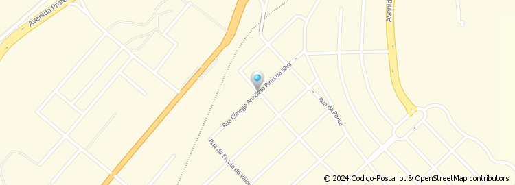 Mapa de Rua Cónego Anacleto Pires da Silva