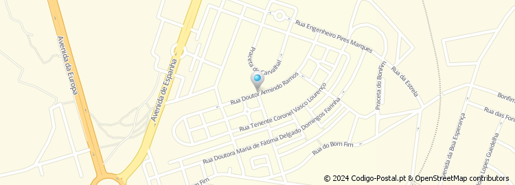 Mapa de Rua Doutor Armindo Ramos