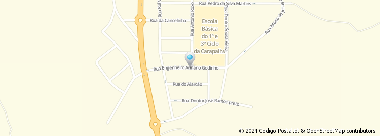 Mapa de Rua Engenheiro Adriano Godinho