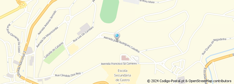 Mapa de Avenida João Rodrigues Cabrilho