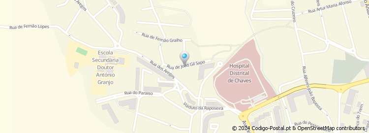 Mapa de Rua João Gil Sapo