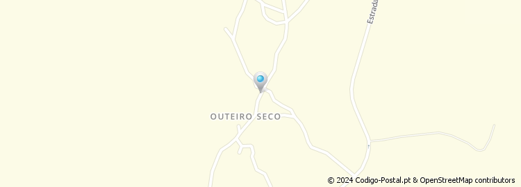 Mapa de Zona Industrial de Outeiro Seco