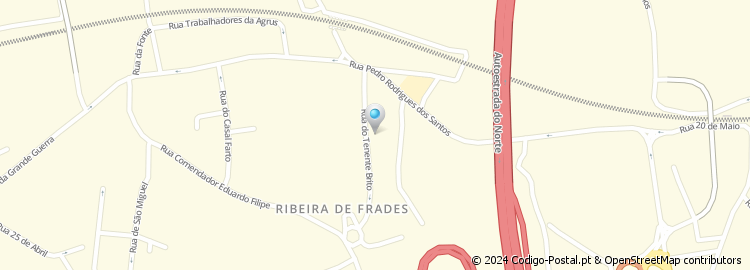 Mapa de Largo da Casa Meada