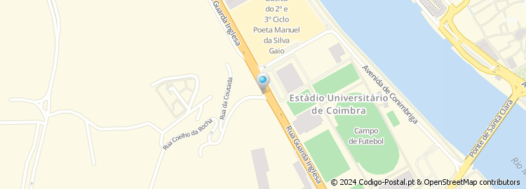 Mapa de Rua Coelho da Rocha