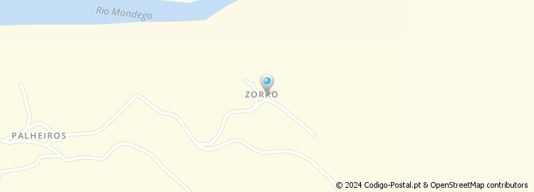 Mapa de Rua da Foz do Zorro