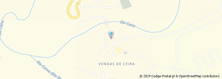 Mapa de Rua das Vendas